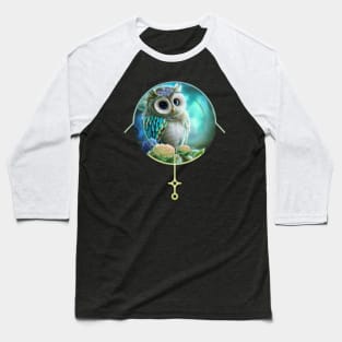 Cuddly Cutie Owl Baseball T-Shirt